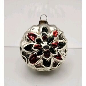 Vintage Christmas Ornament‎ / Flower Design (144)